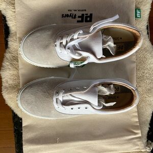 PF Flyers Low Top Sneakers, Canvas and Suede